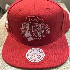 original 6 blackhawks cap